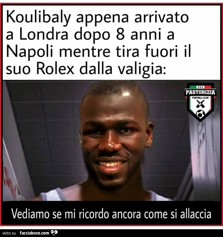 Koulibaly appena arrivato a Londra dopo 8 anni a napoli